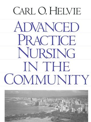 cover image of Advanced Practice Nursing in the Community